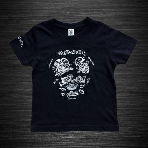 Detské tričko s krátkym rukávom, čierna tričko s krátkym rukávom, čierna metalové tričko s krátkym rukávom, rockové tričko s krátkym rukávom, hororové tričko s krátkym rukávom, čierna detská móda, detský metal, metal, horor, hororová móda pre deti, čierny detský textil, MC, metalcrue, metal crue, čierny textil, metalové tričko, detské metalové tričko, detské hororové tričko, čierne tričko, detské tričko, čierne veci pre deti